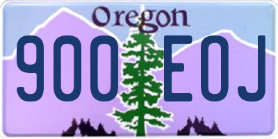 OR license plate 900EOJ