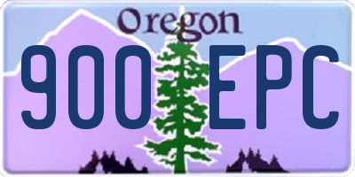 OR license plate 900EPC