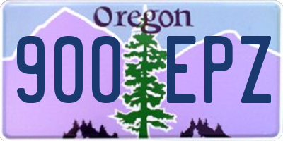 OR license plate 900EPZ