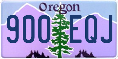 OR license plate 900EQJ