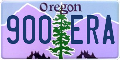OR license plate 900ERA