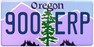 OR license plate 900ERP