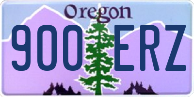 OR license plate 900ERZ