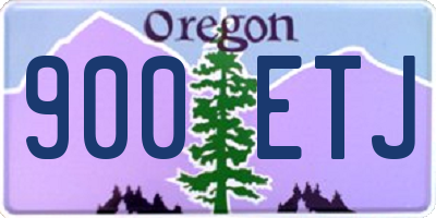 OR license plate 900ETJ