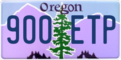 OR license plate 900ETP