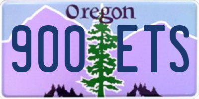 OR license plate 900ETS