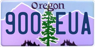 OR license plate 900EUA