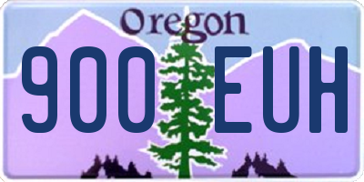OR license plate 900EUH