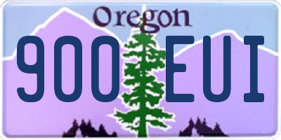 OR license plate 900EUI