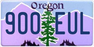 OR license plate 900EUL
