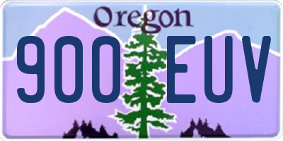 OR license plate 900EUV