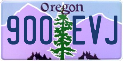 OR license plate 900EVJ