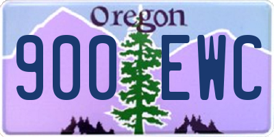 OR license plate 900EWC