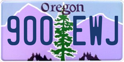 OR license plate 900EWJ