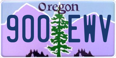 OR license plate 900EWV