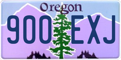 OR license plate 900EXJ