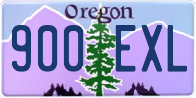 OR license plate 900EXL