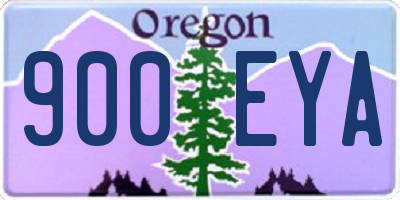 OR license plate 900EYA