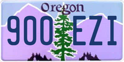 OR license plate 900EZI