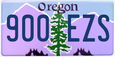 OR license plate 900EZS