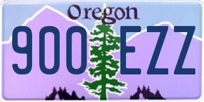 OR license plate 900EZZ