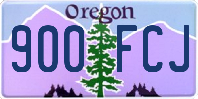 OR license plate 900FCJ