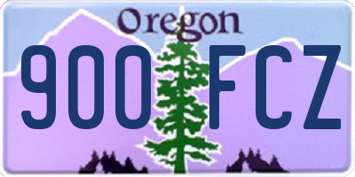 OR license plate 900FCZ