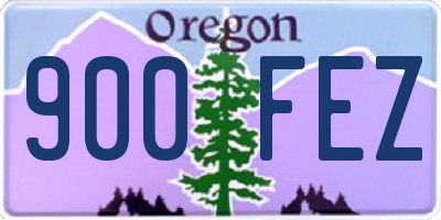 OR license plate 900FEZ