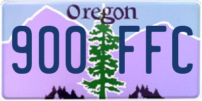 OR license plate 900FFC