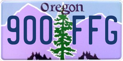 OR license plate 900FFG