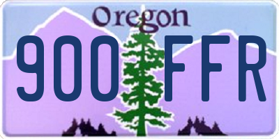 OR license plate 900FFR