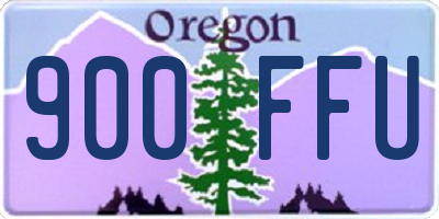 OR license plate 900FFU