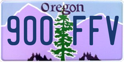 OR license plate 900FFV