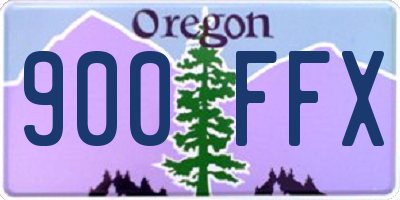 OR license plate 900FFX