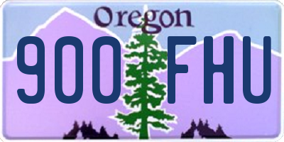 OR license plate 900FHU