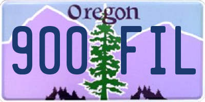 OR license plate 900FIL