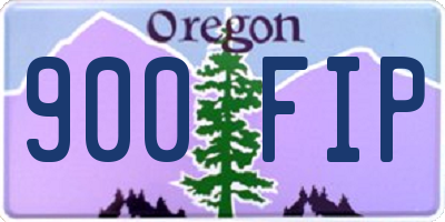 OR license plate 900FIP