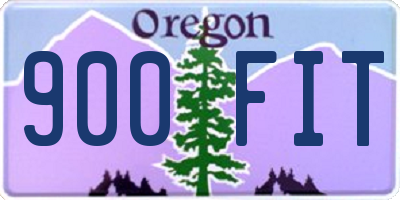 OR license plate 900FIT