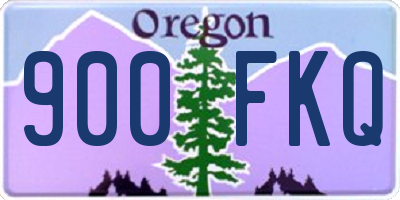 OR license plate 900FKQ