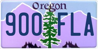 OR license plate 900FLA