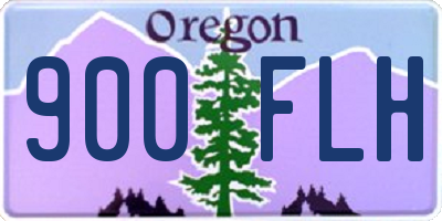 OR license plate 900FLH