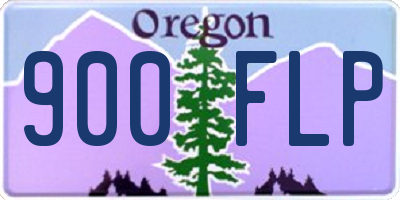 OR license plate 900FLP