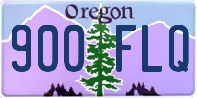 OR license plate 900FLQ