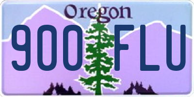 OR license plate 900FLU