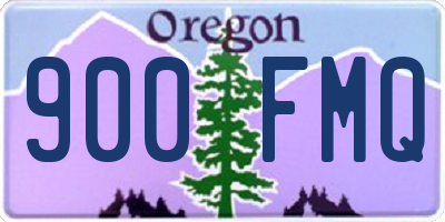 OR license plate 900FMQ