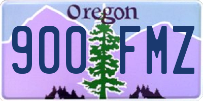 OR license plate 900FMZ