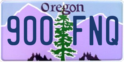 OR license plate 900FNQ