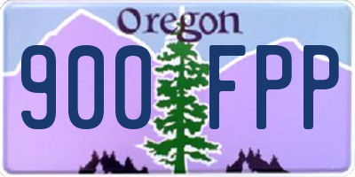 OR license plate 900FPP