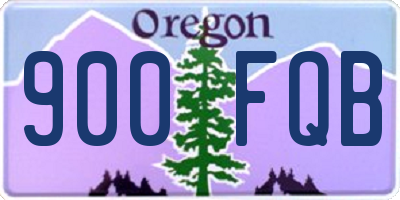 OR license plate 900FQB