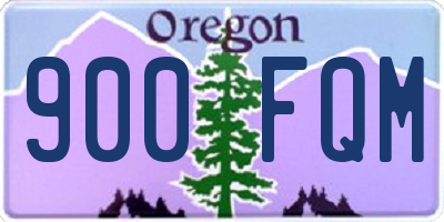 OR license plate 900FQM
